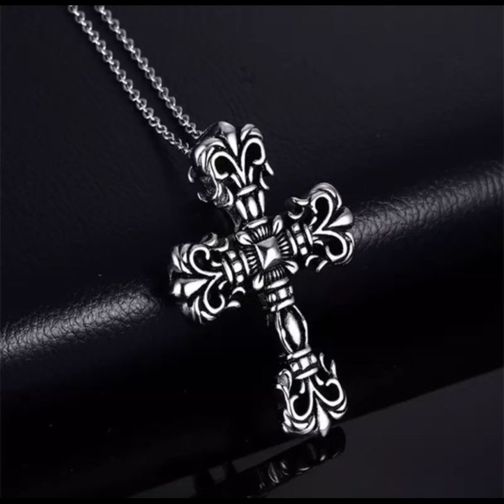 Vintage Gothic Cross Necklace Fashion Jewelry